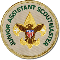 Junior assistant scoutmaster badge
